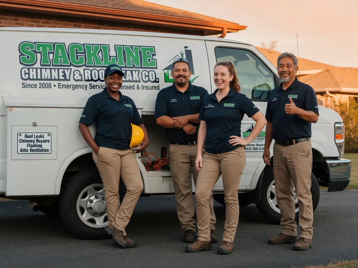 Chimney flashing repair company in Moline, MI